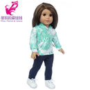 Roupas para Boneca de 18 Polegadas - Blusa Preta, Saia e Meia Calça