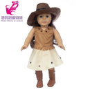 Roupas para Boneca de 18 Polegadas - Blusa Preta, Saia e Meia Calça