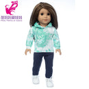 Roupas para Boneca de 18 Polegadas - Blusa Preta, Saia e Meia Calça