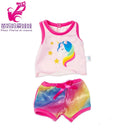 Roupas para Boneca de 18 Polegadas - Blusa Preta, Saia e Meia Calça