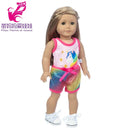 Roupas para Boneca de 18 Polegadas - Blusa Preta, Saia e Meia Calça