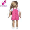 Roupas para Boneca de 18 Polegadas - Blusa Preta, Saia e Meia Calça