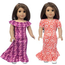 Roupas para Boneca de 18 Polegadas - Blusa Preta, Saia e Meia Calça