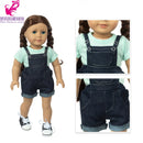 Roupas para Boneca de 18 Polegadas - Blusa Preta, Saia e Meia Calça