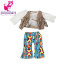 Roupas para Boneca de 18 Polegadas - Blusa Preta, Saia e Meia Calça