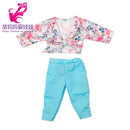 Roupas para Boneca de 18 Polegadas - Blusa Preta, Saia e Meia Calça