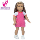 Roupas para Boneca de 18 Polegadas - Blusa Preta, Saia e Meia Calça