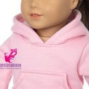 Roupas para Boneca de 18 Polegadas - Blusa Preta, Saia e Meia Calça