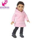 Roupas para Boneca de 18 Polegadas - Blusa Preta, Saia e Meia Calça