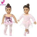 Roupas para Boneca de 18 Polegadas - Blusa Preta, Saia e Meia Calça