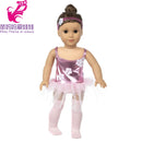 Roupas para Boneca de 18 Polegadas - Blusa Preta, Saia e Meia Calça