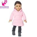 Roupas para Boneca de 18 Polegadas - Blusa Preta, Saia e Meia Calça