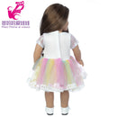 Roupas para Boneca de 18 Polegadas - Blusa Preta, Saia e Meia Calça