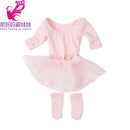 Roupas para Boneca de 18 Polegadas - Blusa Preta, Saia e Meia Calça