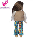 Roupas para Boneca de 18 Polegadas - Blusa Preta, Saia e Meia Calça