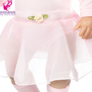 Roupas para Boneca de 18 Polegadas - Blusa Preta, Saia e Meia Calça