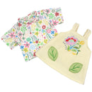 Roupas para Boneca de 18 Polegadas - Blusa Preta, Saia e Meia Calça