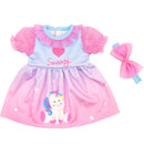 Roupas para Boneca de 18 Polegadas - Blusa Preta, Saia e Meia Calça