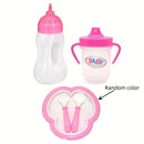 Conjunto de Alimentação para Boneca - Cuidados com a Bebê de 18 Polegadas