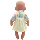 Roupas para Boneca de 18 Polegadas - Blusa Preta, Saia e Meia Calça