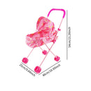 Carrinho de Boneca Mini Pram - Diversão e Estilo para Pequenos Cuidadosos