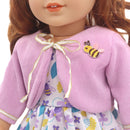 Roupas para Boneca de 18 Polegadas - Blusa Preta, Saia e Meia Calça