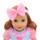 Roupas para Boneca de 18 Polegadas - Blusa Preta, Saia e Meia Calça