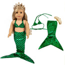 Roupas para Boneca de 18 Polegadas - Blusa Preta, Saia e Meia Calça