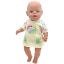 Roupas para Boneca de 18 Polegadas - Blusa Preta, Saia e Meia Calça