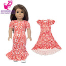 Roupas para Boneca de 18 Polegadas - Blusa Preta, Saia e Meia Calça