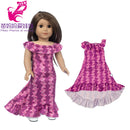 Roupas para Boneca de 18 Polegadas - Blusa Preta, Saia e Meia Calça